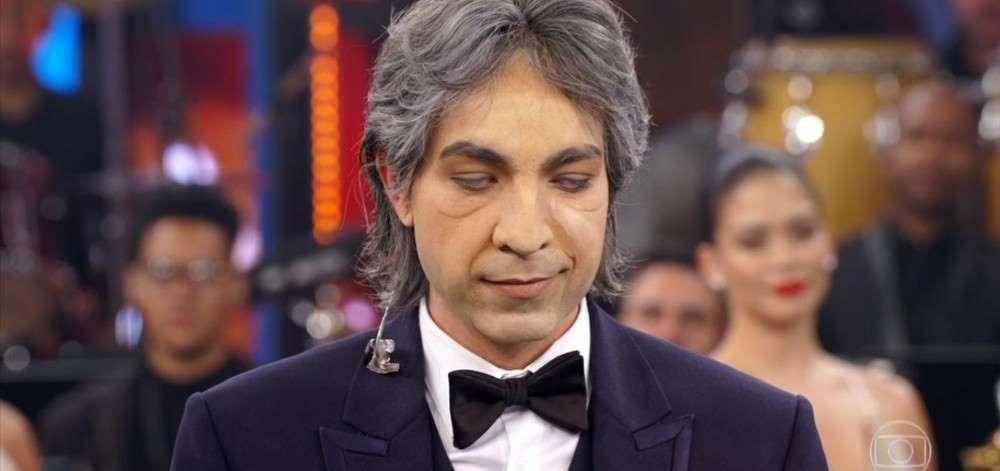 Di Ferrero fica ‘cego’ para imitação no “Show dos Famosos”