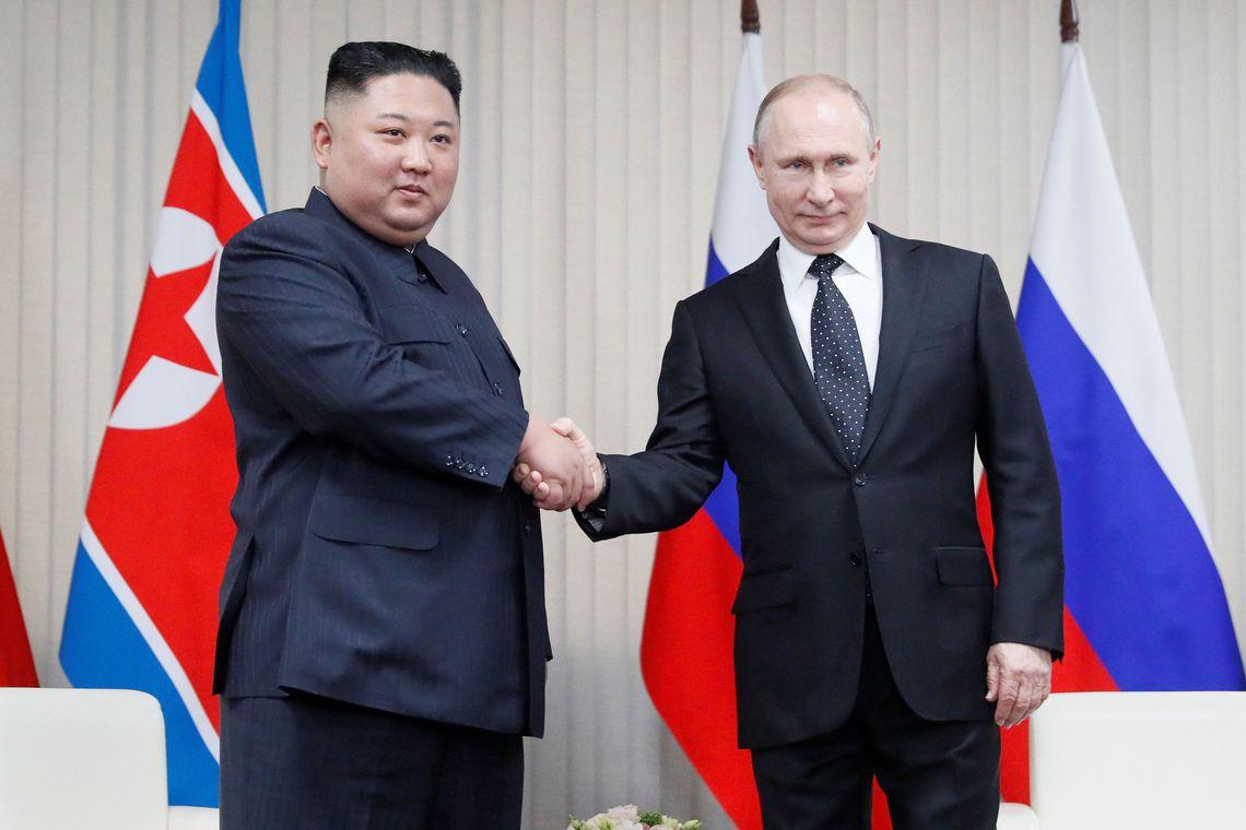 Kim pede a Putin para que juntos resolvam questão nuclear