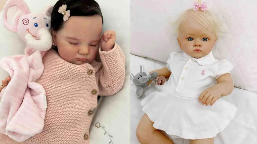 Bebês Reborn produzidos por Simone Fortuna. (Arquivo pessoal)