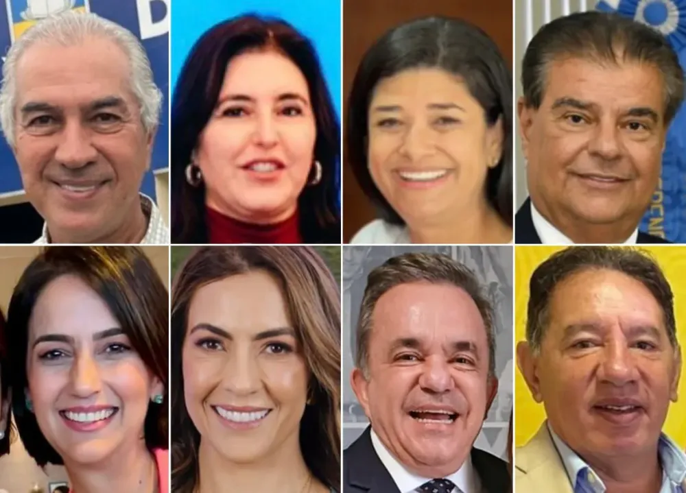 Reinaldo lidera pesquisa para o Senado, seguido por Simone e Rose