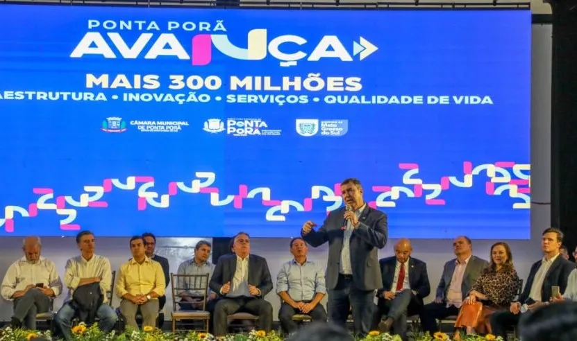 Lideranças de Ponta Porã se reúnem com governador Riedel para avançar em novos projetos de infraestrutura