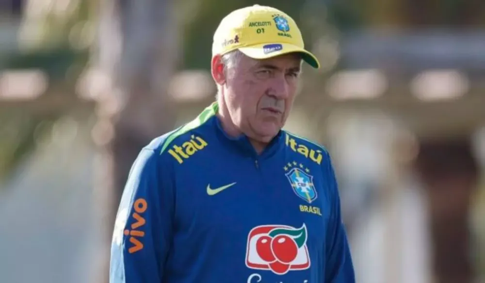 Brasil enfrenta Equador na estreia de Ancelotti pela seleção