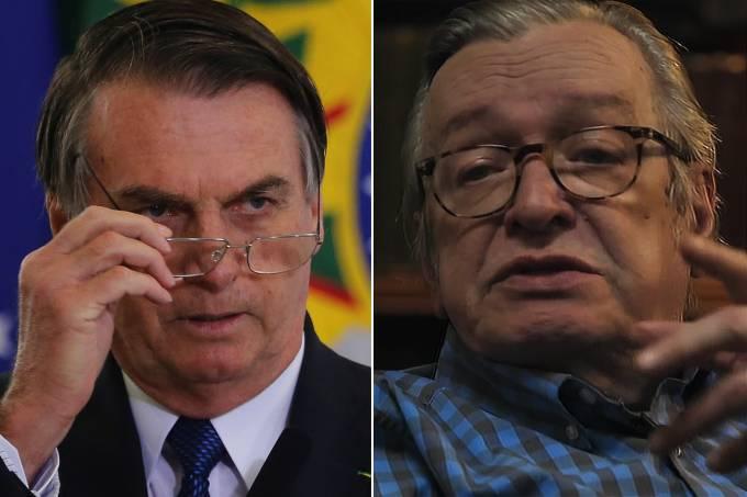 General diz que Bolsonaro ‘parece refém’ de Olavo