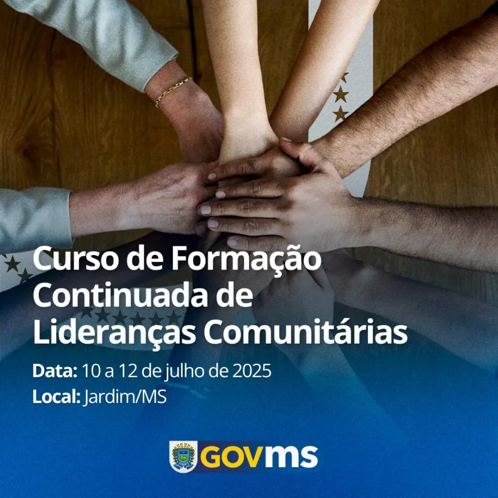 Jardim realiza Curso de Formação Continuada para Lideranças Comunitárias