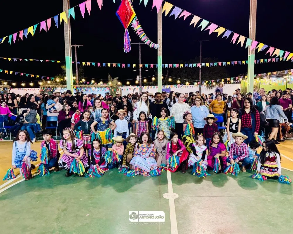 Com quadrilha, leilão e prêmio em dinheiro, Arraiá da Escola Maika celebra tradição e fortalece laços