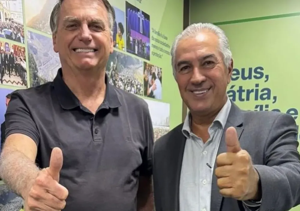 Bolsonaro é alvo de operação da PF e deve ficar impedido de vir a MS filiar Reinaldo