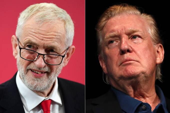 Candidato à sucessão de May, Corbyn apoia protesto contra Trump em Londres