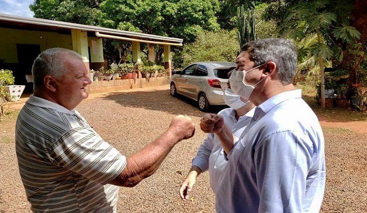 No aniversário de Nioaque, Riedel vistoria obras de infraestrutura e ouve as demandas da população