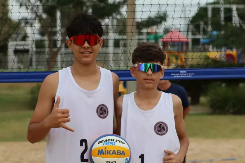 Caracol sedia abertura do 3º Circuito Escolar de Vôlei de Praia