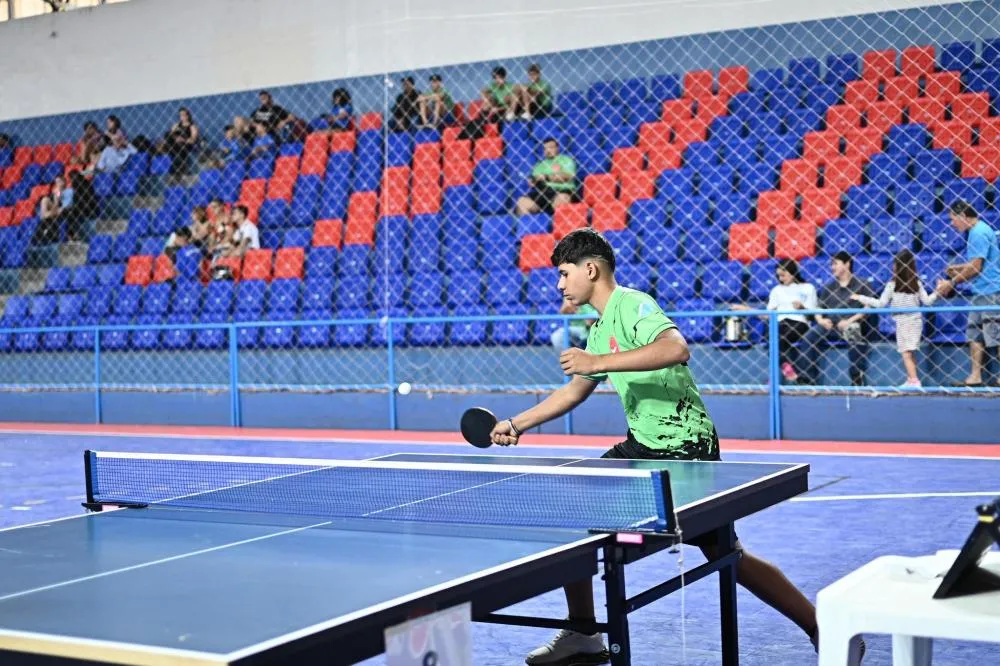 Jardim recebe etapa do Campeonato Estadual Escolar de Tênis de Mesa