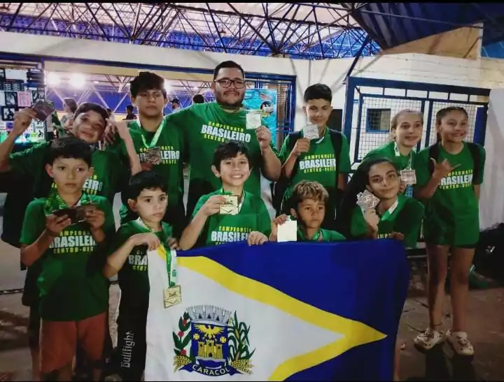 Projeto “Esporte +” leva Caracol ao pódio no Brasileiro Centro-Oeste de Jiu-Jitsu