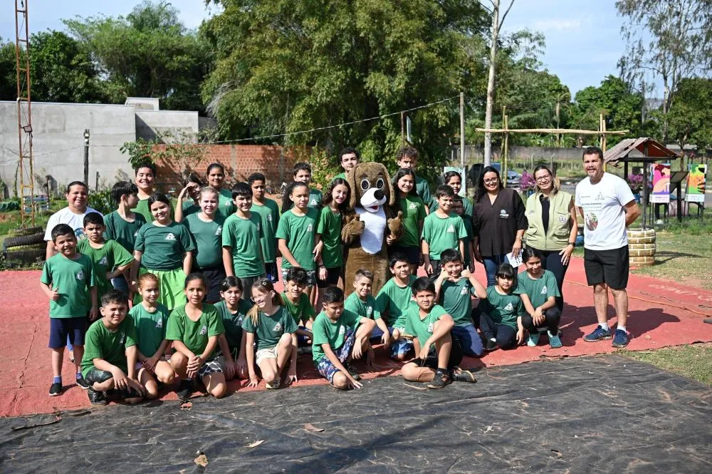 Educação em Saúde realiza palestra sobre prevenção da raiva para crianças da Guarda Mirim Ambiental