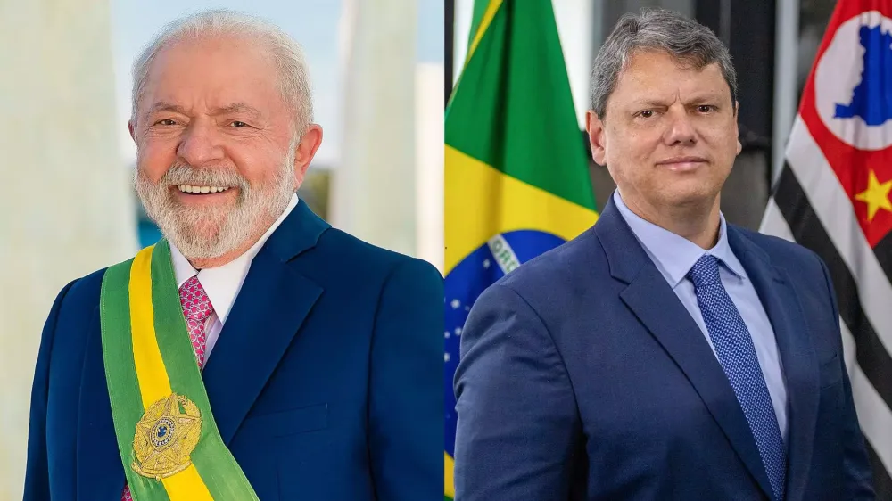 Pesquisa AtlasIntel aponta Tarcísio à frente de Lula em intenções de voto para presidente em São Paulo