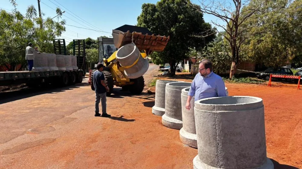 Prefeitura de Jardim inicia obra de recuperação na Rua Rondonópolis