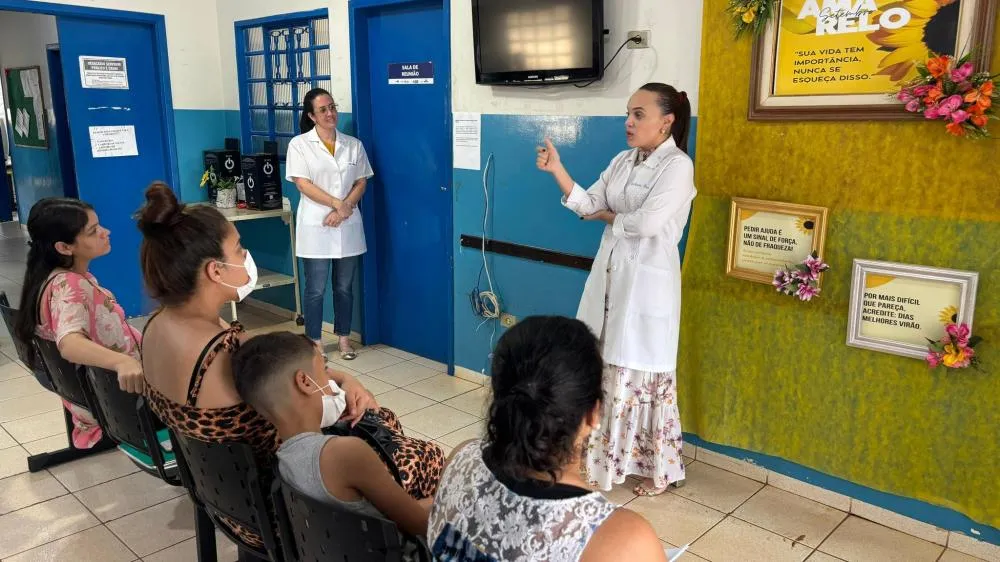 Palestra no ESF 4 reforça importância da prevenção ao suicídio no Setembro Amarelo