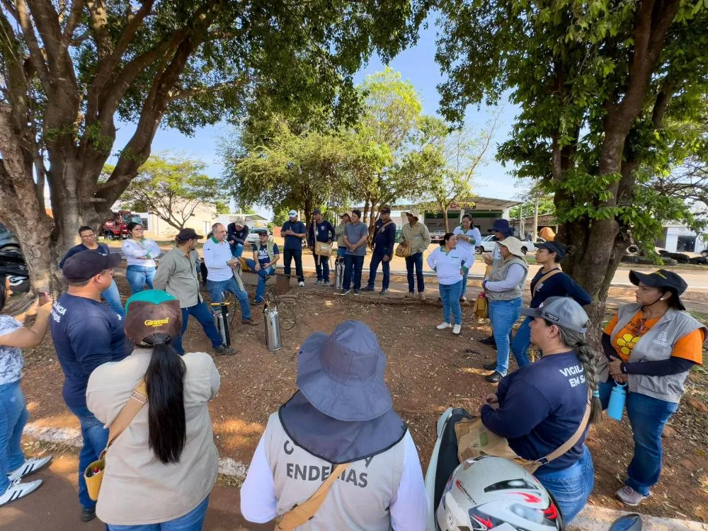 Visita técnica reforça capacitação dos agentes de endemias em Jardim