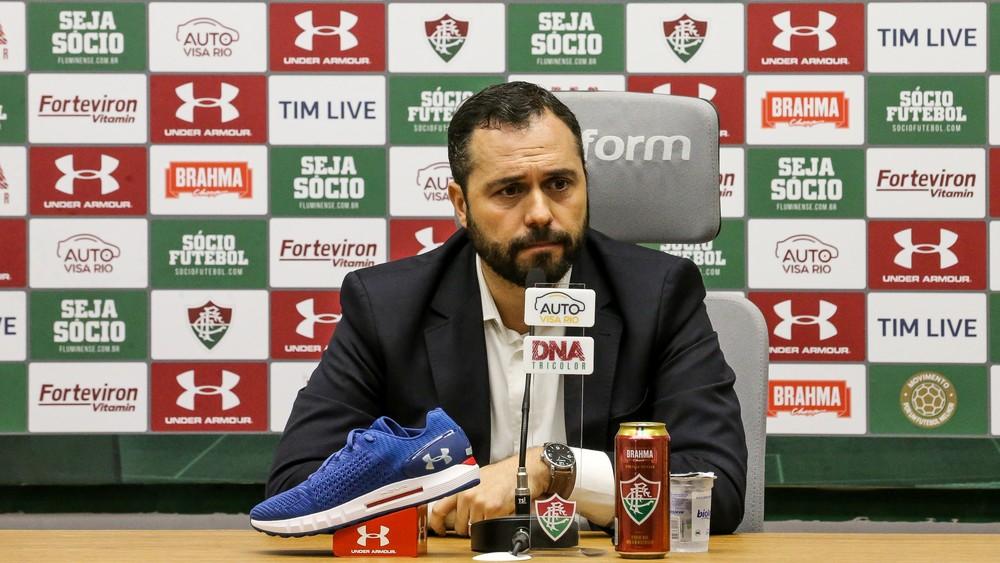 Presidente do Fluminense diz que proposta do Flamengo por Pedro não chega 