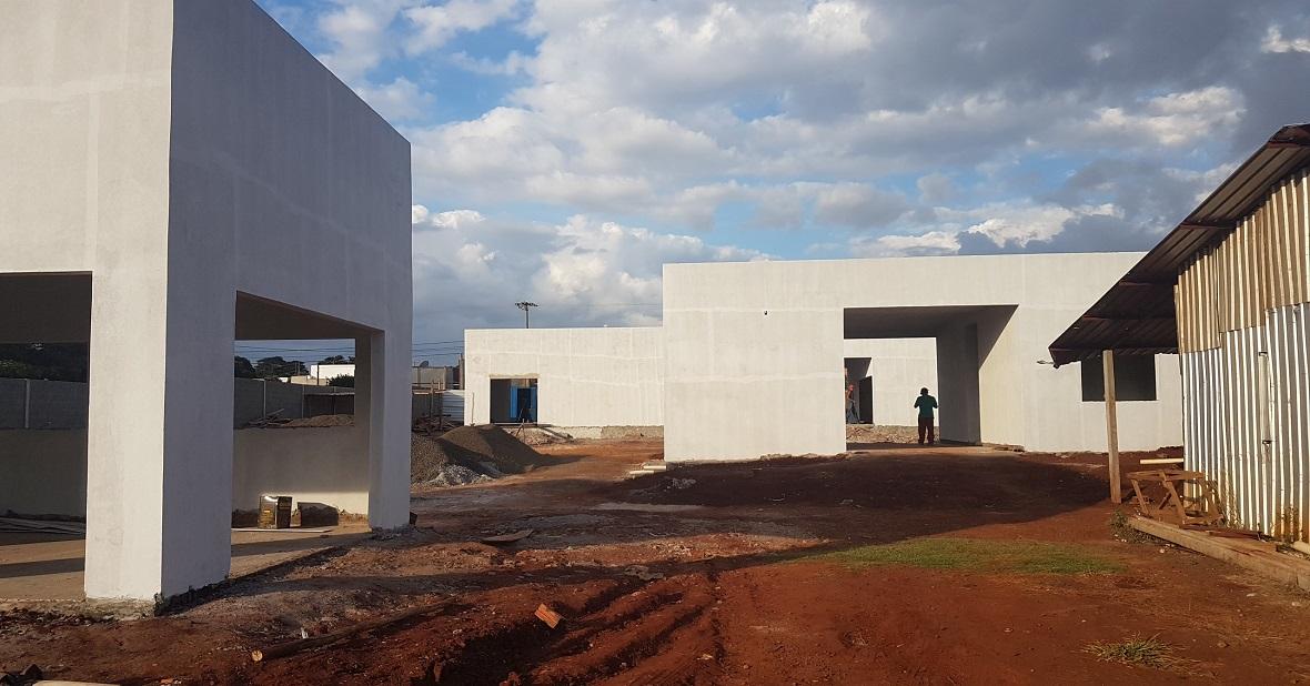 Executadas em 40%, obras da sede dos Autistas avançam em Dourados