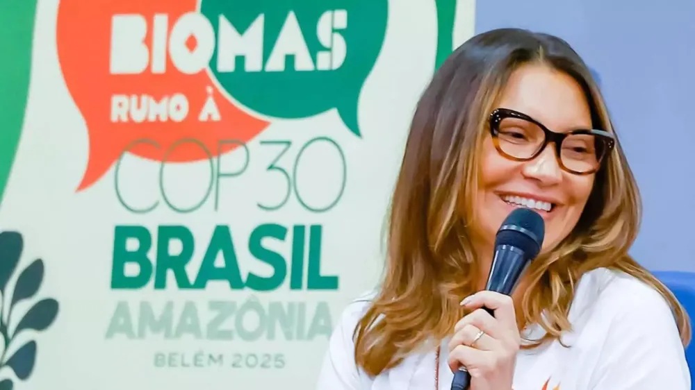 Em Campo Grande, Janja diz que ficou surpresa com seca no Pantanal de MS