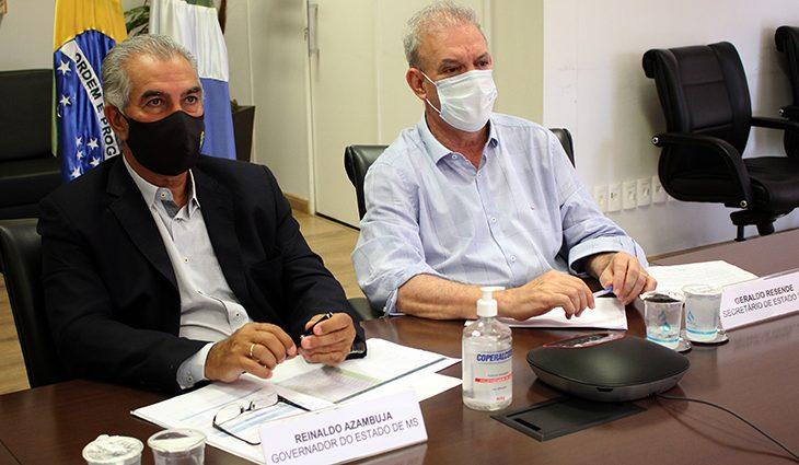 Em Brasília, governador e secretário pedem mais vacinas, UTI’s, kit intubação e testes Covid