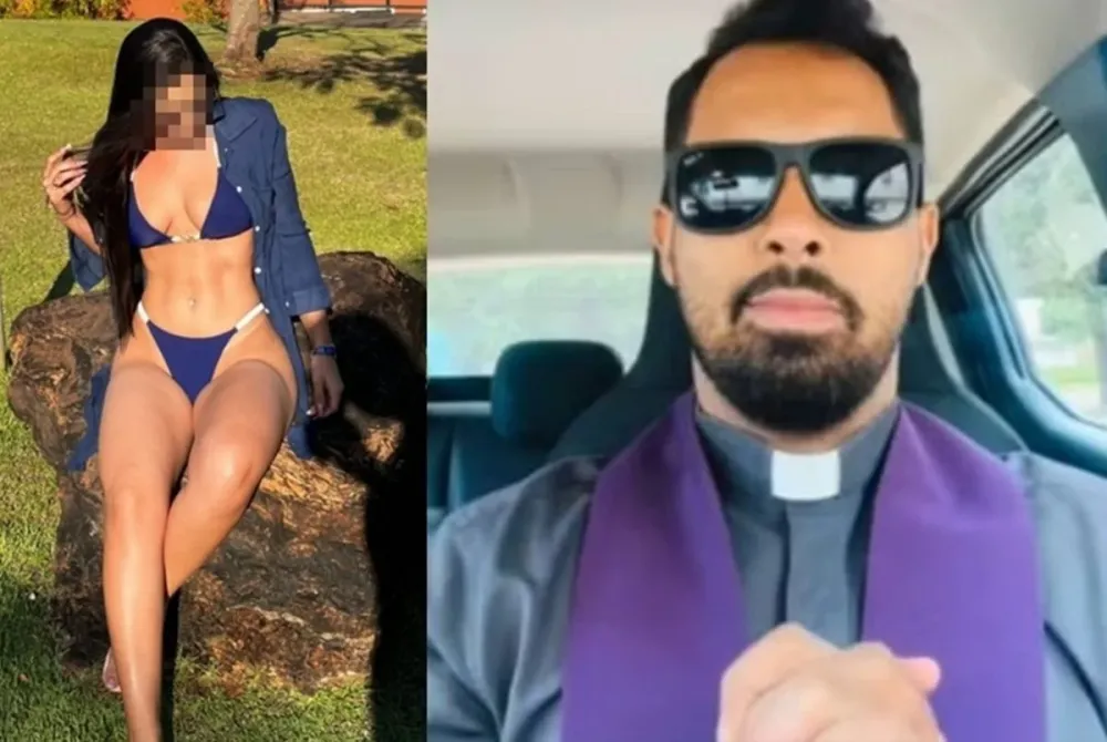 Padre é investigado pela igreja após ser flagrado com noiva de fiel só de baby doll