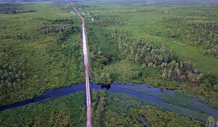 Obras de acesso à ponte que interliga os pantanais destão adiantadas