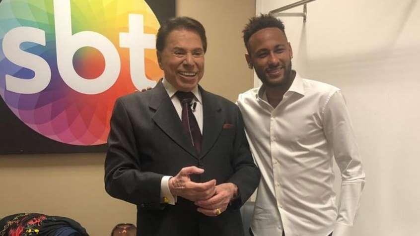 Neymar vai gravar no SBT e se encontra com Silvio Santos