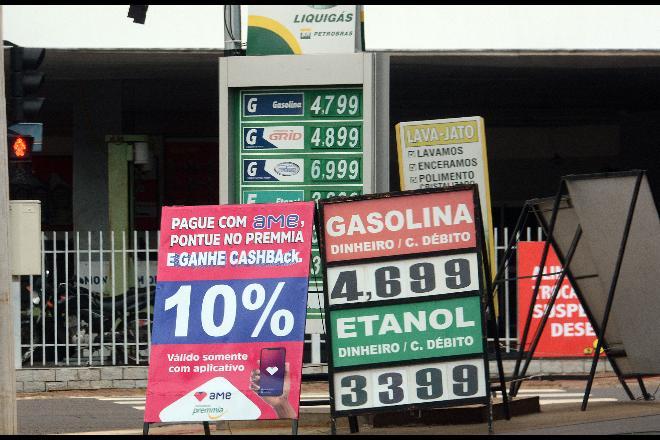 Litro da gasolina atinge o maior preço médio já registrado em Campo Grande