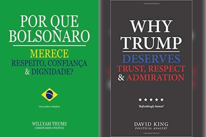 Livro em branco ‘listando’ qualidades de Bolsonaro repete sátira a Trump