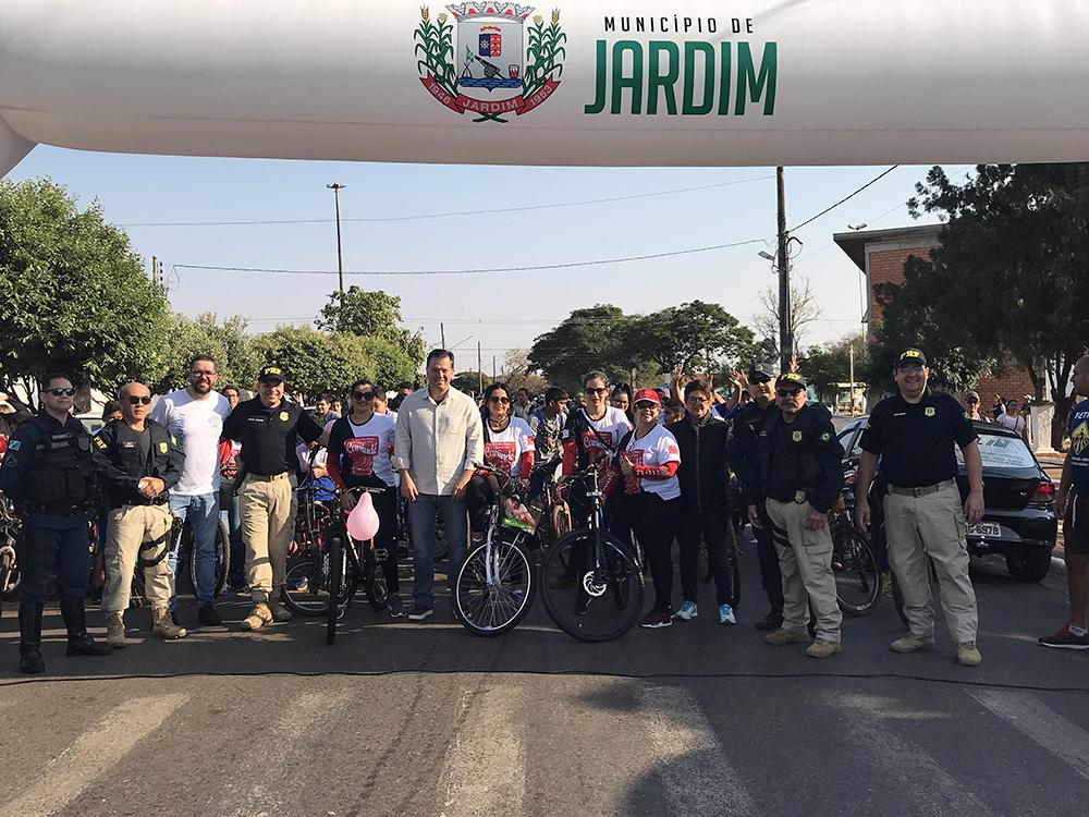 Passeio ciclístico “Pedalada pela Vida” inicia as atividades do 10º FETRAN/MS em Jardim