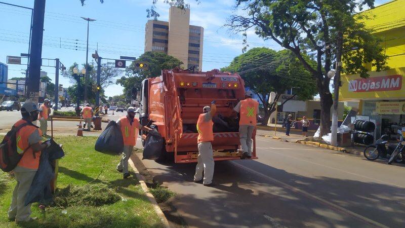 Com liberação do Tribunal de Contas, Dourados retoma serviço de limpeza