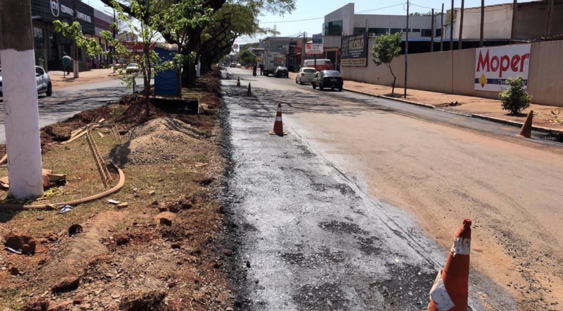 Governo inicia revitalização da avenida Hayel Bon Faker em Dourados