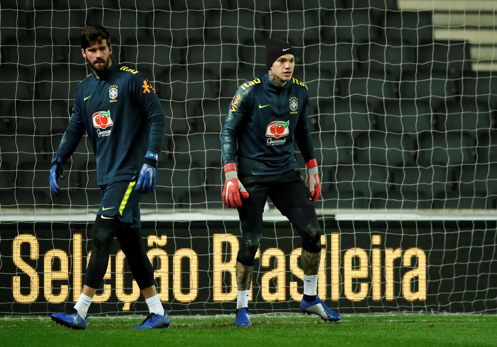 Dupla da seleção brasileira figura entre os melhores goleiros do FIFA 20