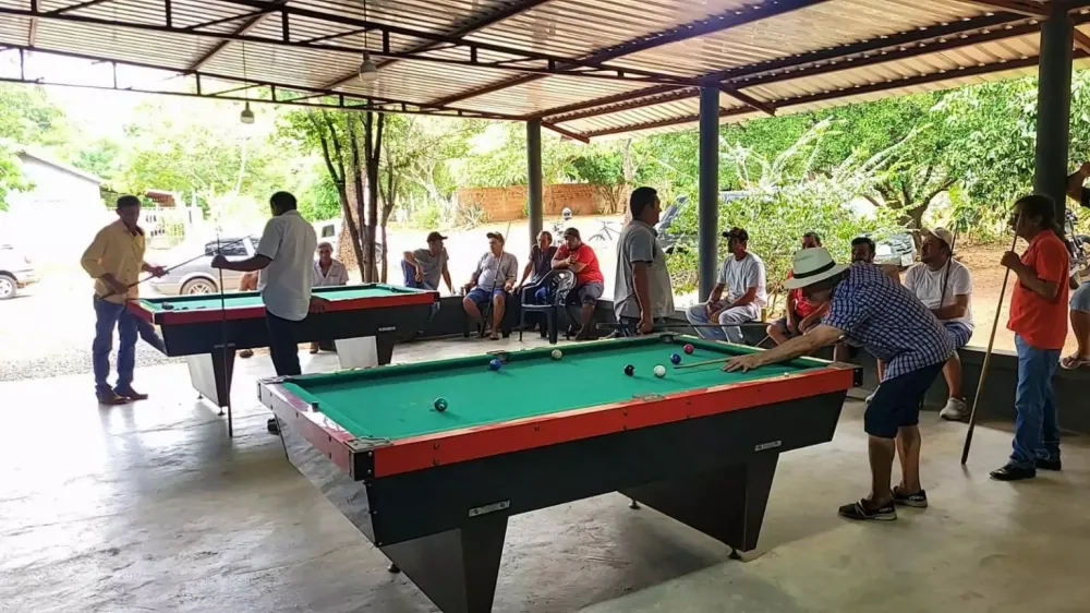 Caracol realiza seletiva municipal de sinuca para os Jogos da Melhor Idade