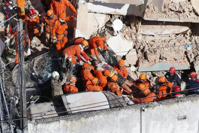 Bombeiros confirmam segunda morte em desabamento no CE