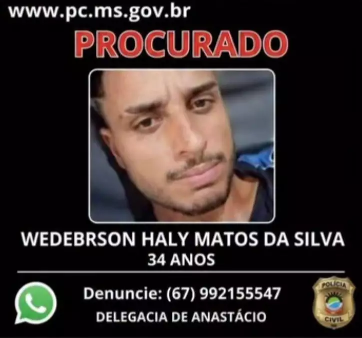 Wendebrson Haly Matos da Silva, 34 anos (companheiro de Maria de Fátima, filha do casal), está foragido e é procurado pela polícia. Suspeito de matar David e articular o crime contra os sogros
