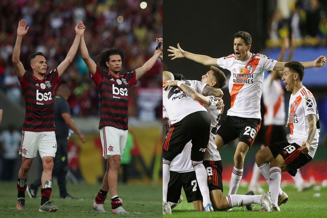 Flamengo e River protagonizam final histórica