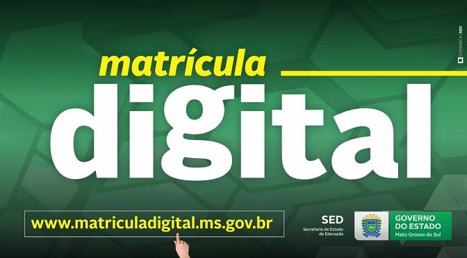 Lançamento da Matrícula Digital será nesta sexta