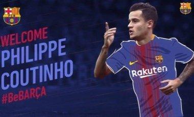 Philippe Coutinho é anunciado pelo Barcelona