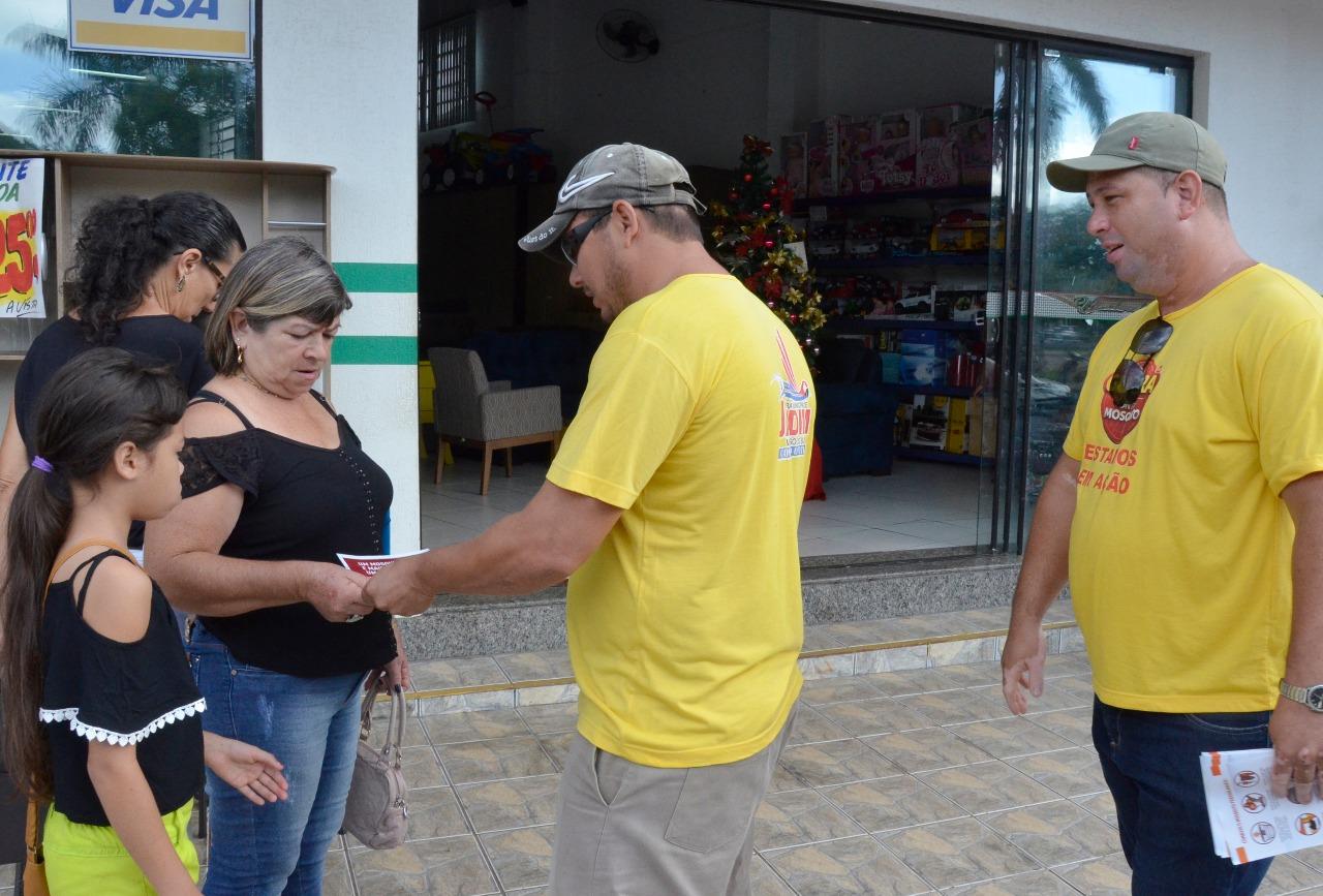 Secretaria de Saúde de Jardim realiza blitz educativa em alerta contra a Dengue