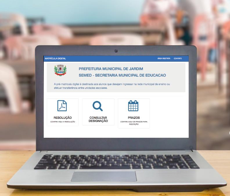 Estão abertas as inscrições para a pré-matrícula de novos alunos na REME em Jardim