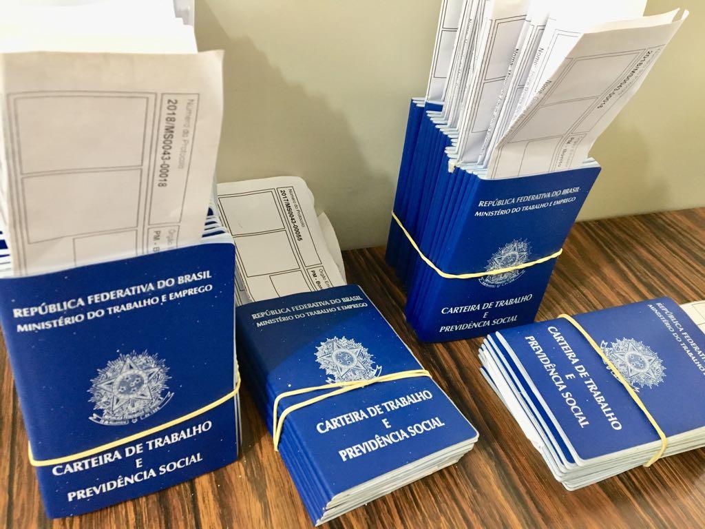 Prefeitura de Bonito emitiu 556 carteiras de trabalho desde julho de 2017