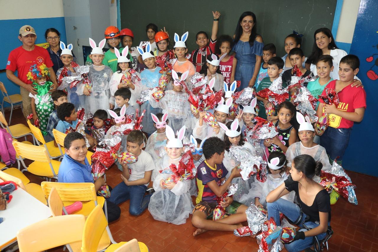 Secretaria de Assistência social de Jardim realiza entrega de ovos de Páscoa