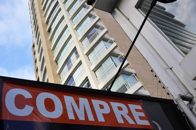 Crédito para financiamento de imóveis cai