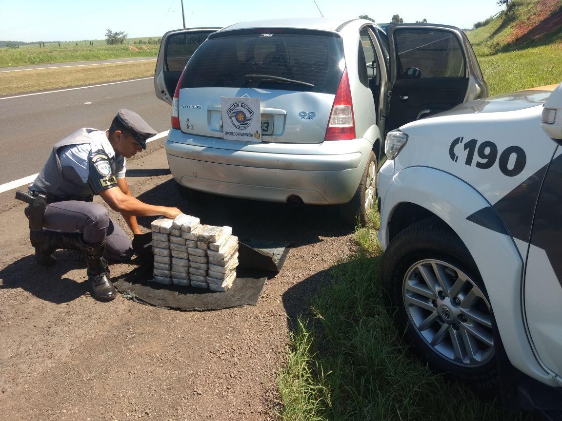 Homem é presosaiu de Dourados com carga de cocaína avaliada em R$ 1 milhão
