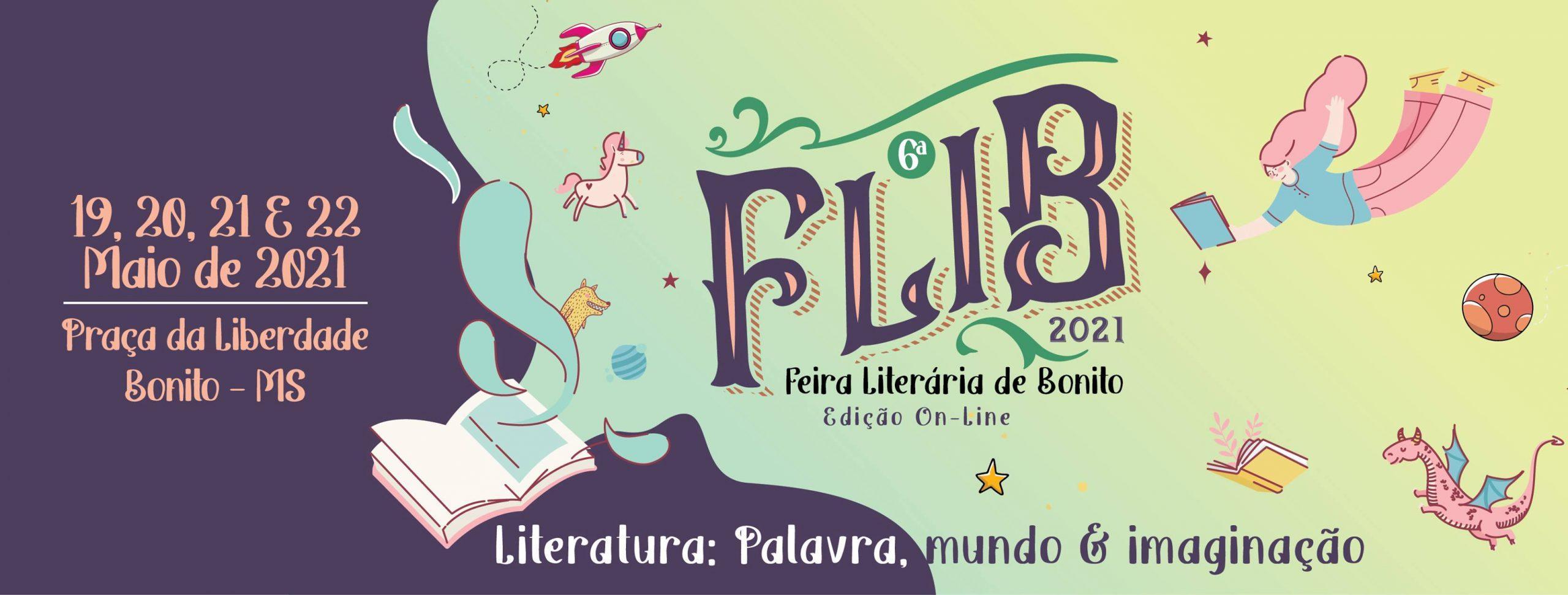 Com participação de famosos, Feira Literária de Bonito será on-line
