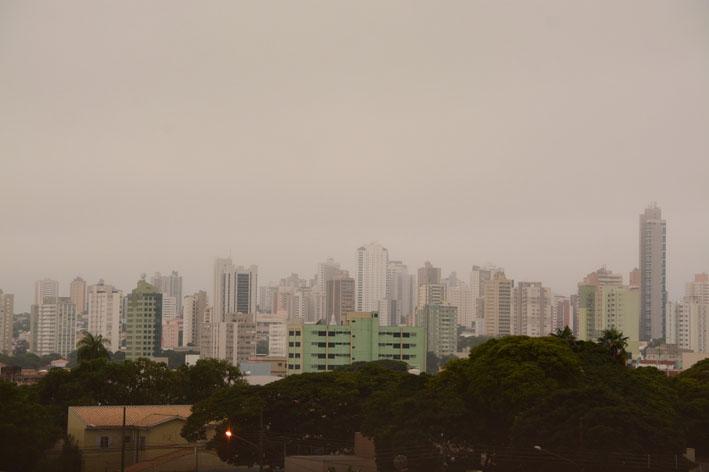 Domingo gelado na Capital com previsão de chuva