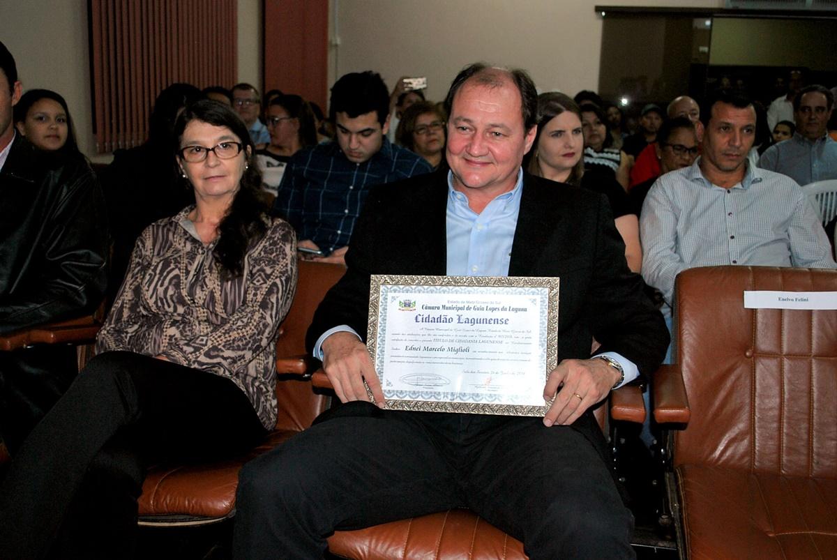 Câmara de Guia Lopes concede Títulos de Cidadão Lagunense