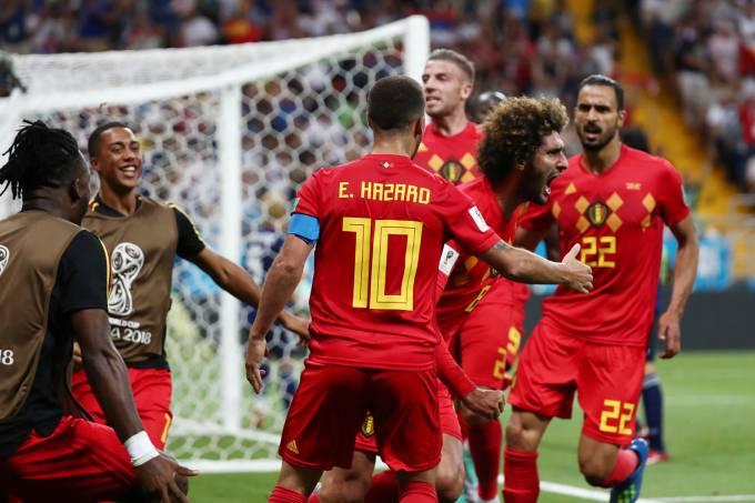 Copa: de virada, Bélgica chega às quartas de final e enfrentará o Brasil
